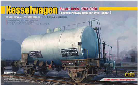 Sabre 35A04 1/35  German Railway Tank Car Kesselwagen Bauart Deutz 1941-1990