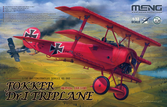 Meng QS002 1/32 Fokker DR.1 Triplane