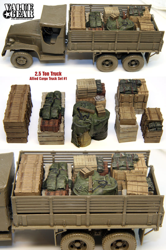 Value Gear UST01 1/35 Allied 2.5 Ton Truck Load Set #1